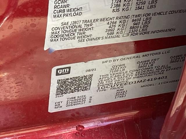 2021 Chevrolet Silverado 1500 RST All Star Edition