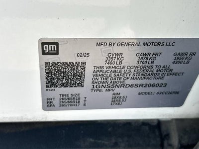 2025 Chevrolet Tahoe LT