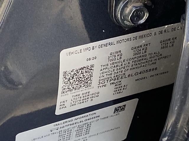 2020 GMC Sierra 1500 AT4