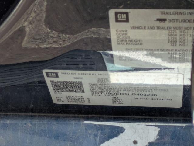 2020 GMC Sierra 1500 SLT