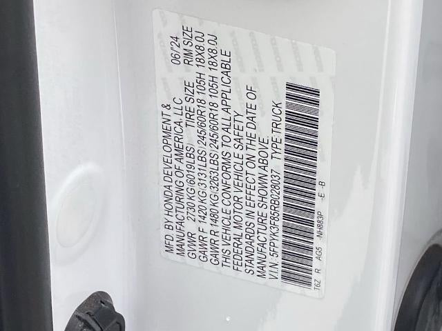 2024 Honda Ridgeline Black Edition