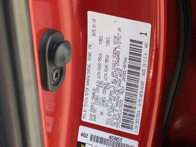 2018 Toyota Tacoma SR