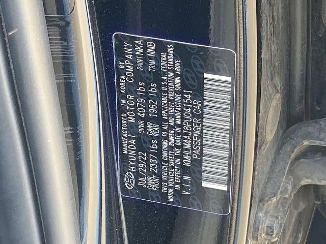 2023 Hyundai Elantra Hybrid Blue