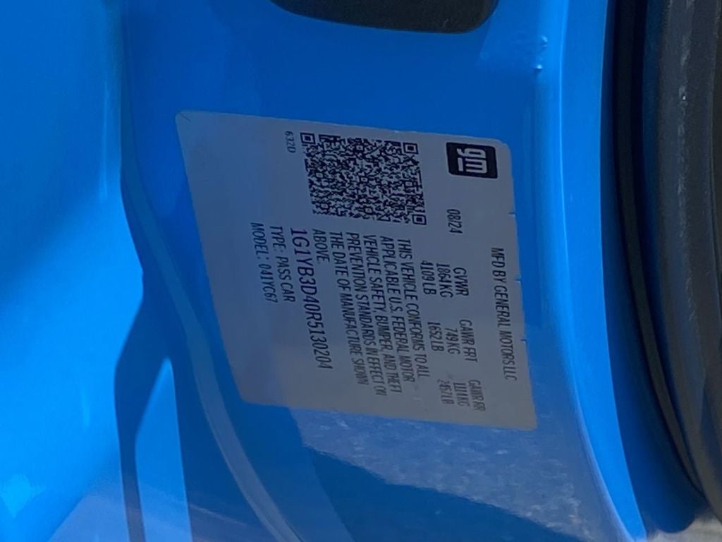 2024 Chevrolet Corvette Stingray 2LT