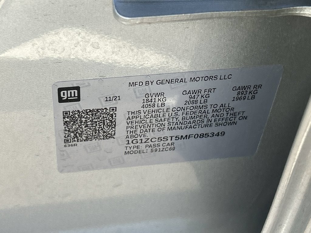2021 Chevrolet Malibu LS 1FL