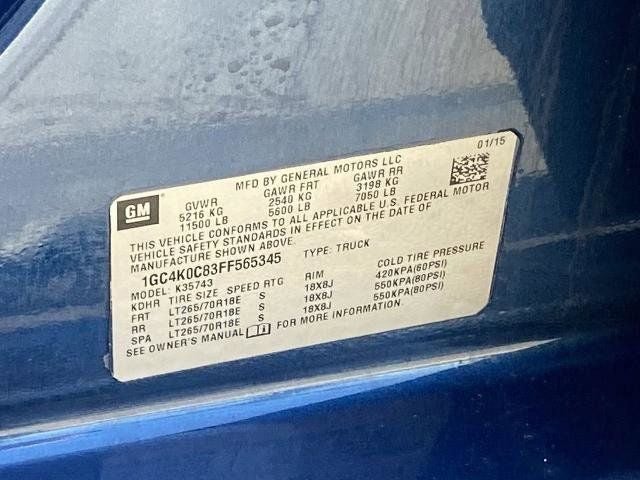 2015 Chevrolet Silverado 3500HD LTZ