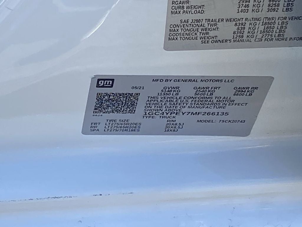 2021 Chevrolet Silverado 2500HD LTZ