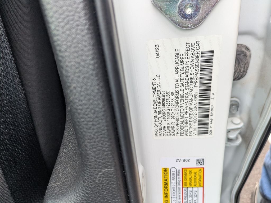 2023 Honda Accord Hybrid Sport
