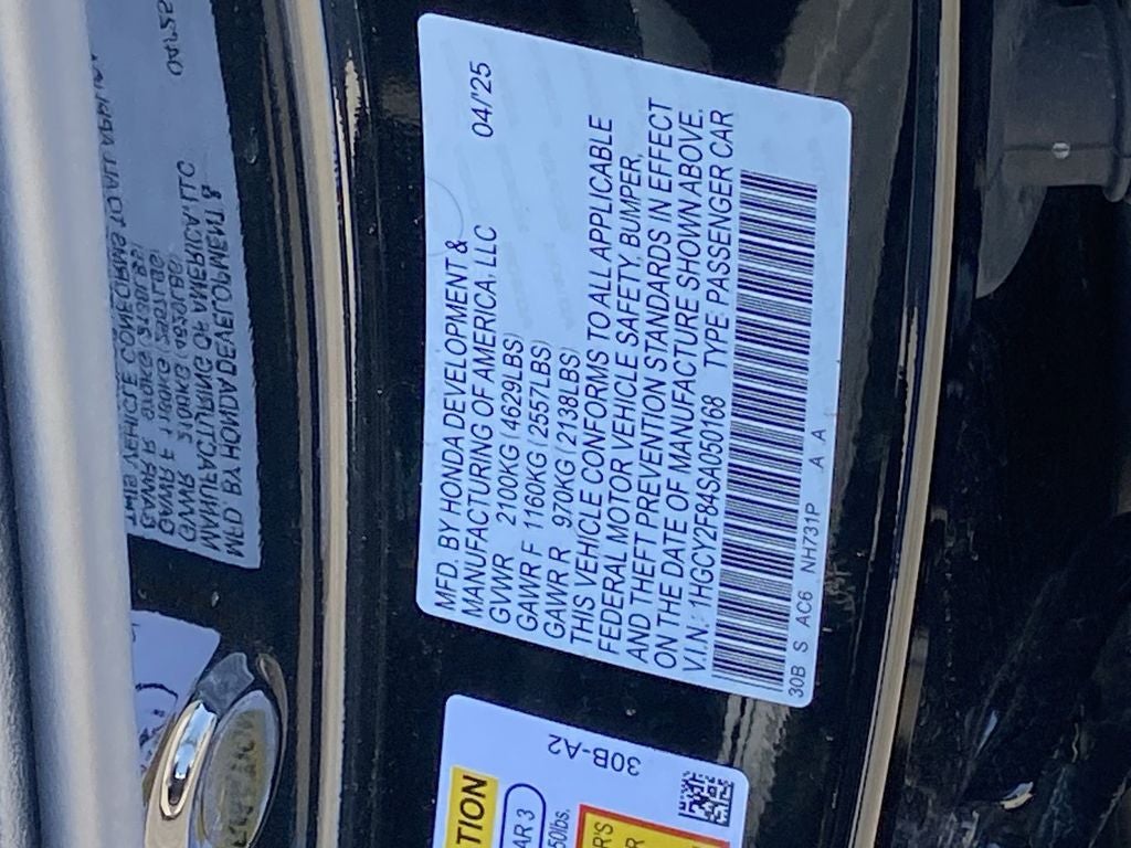 2025 Honda Accord Hybrid Touring