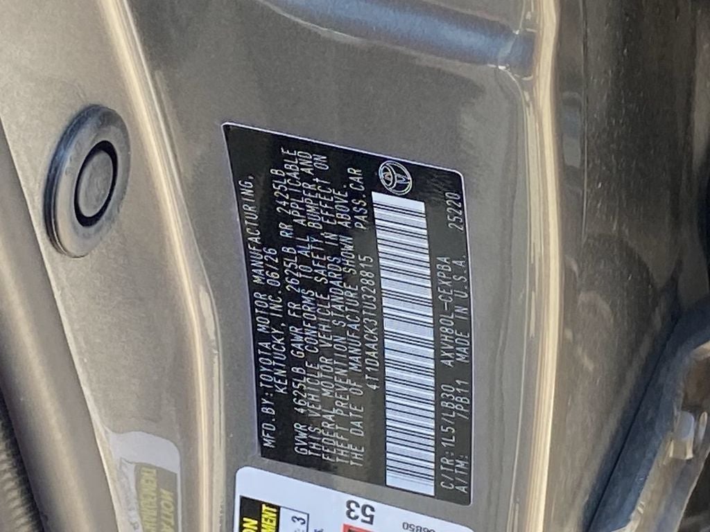 2026 Toyota Camry XSE