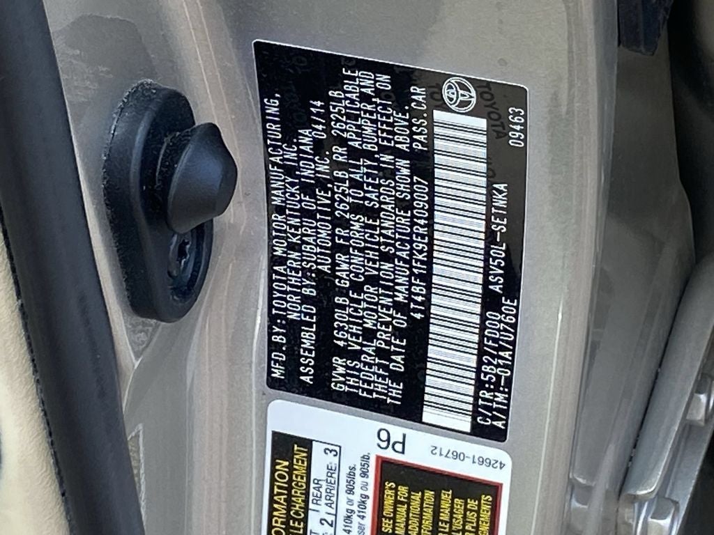 2014 Toyota Camry LE