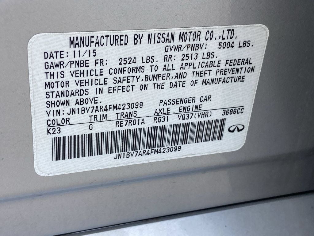 2015 INFINITI Q50 Premium