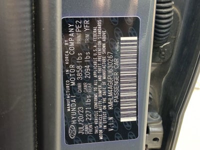 2023 Hyundai Elantra SEL