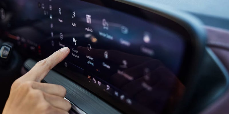 Infotainment screen in 2026 Buick Envision