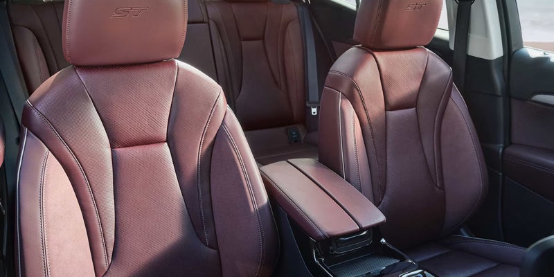 Brown interior seats of 2026 Buick Envision