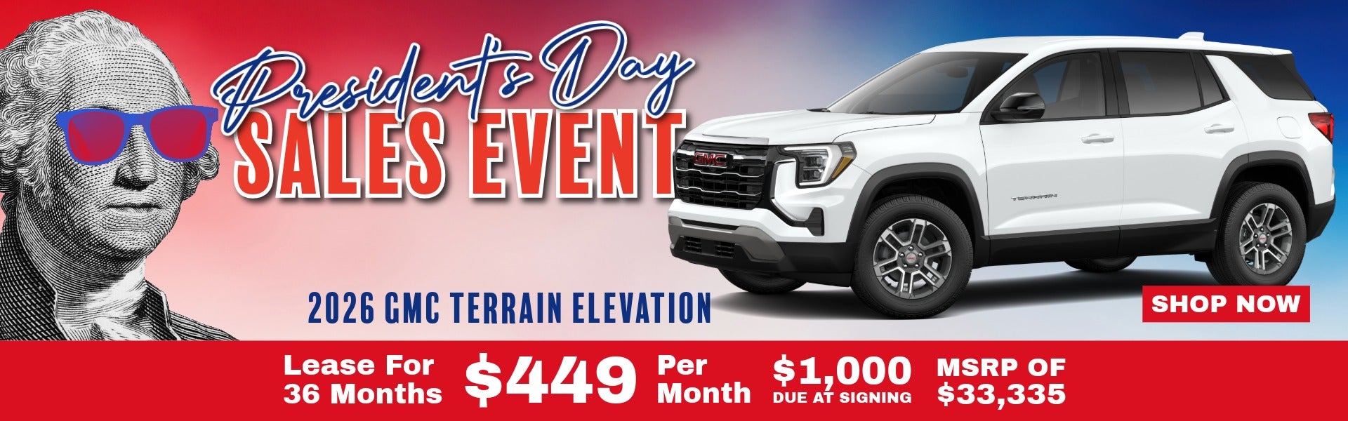 Presidents Day Savings Buick Terrain