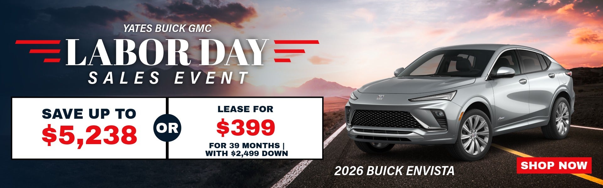 Back to School theme Silver 2026 GMC Envista on offer